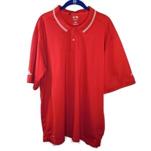 Adidas Golf Cadillac Red Polo Climalite Size XL